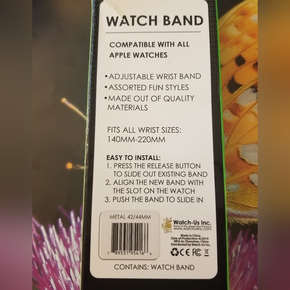 NIB Watch Bands Compatible with Apple 42-44MM - Picture 2 of 8